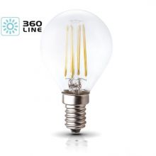 Żarówka led fmb 4W E14 barwa ciepŁobiaŁa 360 line